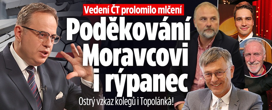 Banner ke žhavému tématu: Kolegové o konci Moravce: ČT ani ...