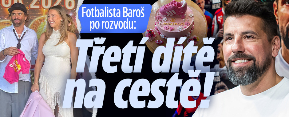 Banner ke žhavému tématu: Fotbalista Baroš po bouřlivém rozvodu: ...