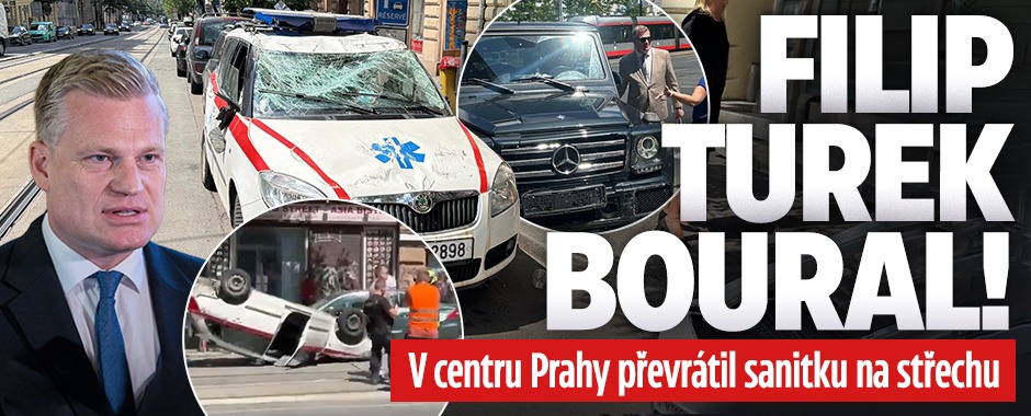 Banner ke žhavému tématu: Filip Turek boural! V Praze obrátil ...