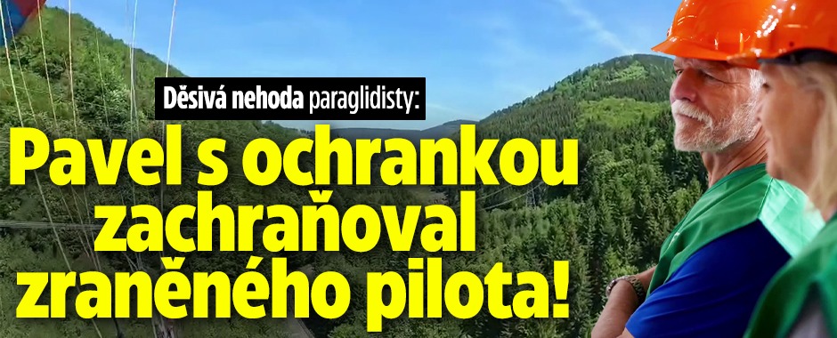 Banner ke žhavému tématu: Děsivá nehoda paraglidisty: Pomáhal mu ...