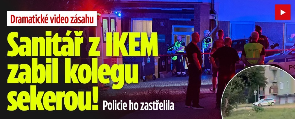Banner ke žhavému tématu: Sanitář z IKEM zabil kolegu sekerou! ...