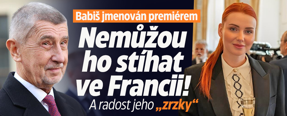 Banner ke žhavému tématu: Babiš premiérem: Nemůžou ho stíhat ve ...