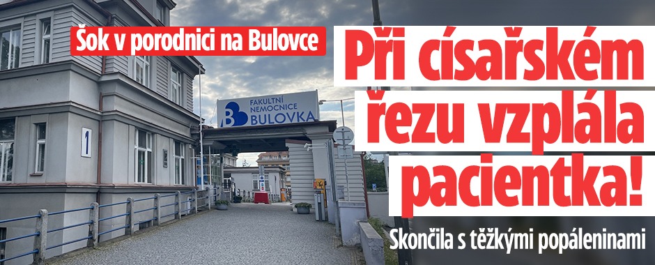 Banner ke žhavému tématu: Šok na Bulovce: Při císařském řezu ...