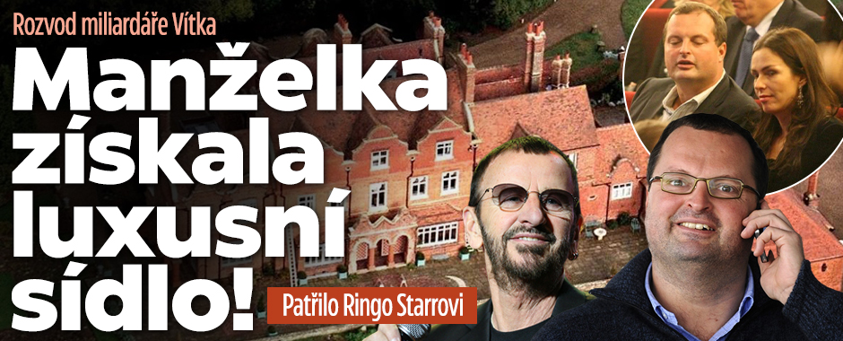 Banner ke žhavému tématu: Rozvod miliardáře Vítka: Manželka ...