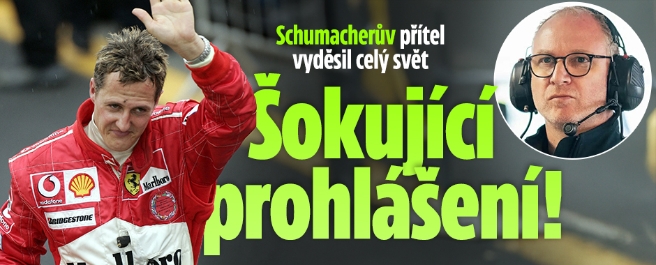 Banner ke žhavému tématu: Schumacherův přítel vyděsil celý svět: ...