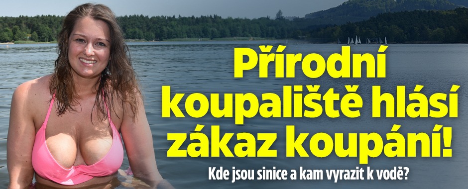 Banner ke žhavému tématu: Přírodní koupaliště hlásí zákaz ...