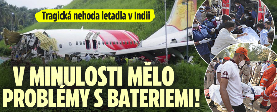 Pád letadla v Indii:  V minulosti měl potíže s bateriemi?