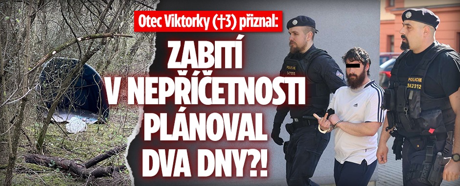 Banner ke žhavému tématu: Otec zabité Viktorky (†3) přiznal: Čin ...