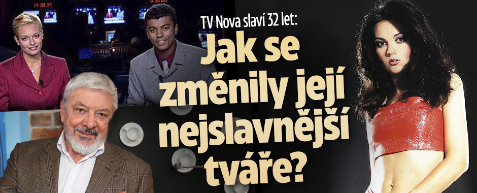 Banner ke žhavému tématu: TV Nova slaví 32 let: Jak se změnily ...