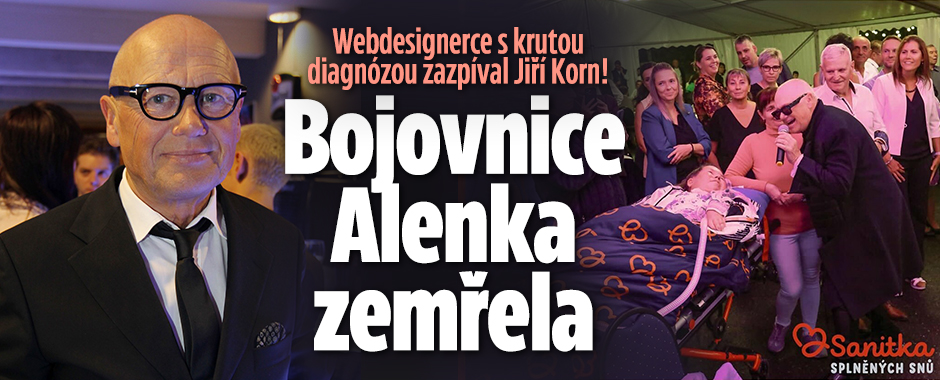Banner ke žhavému tématu: Zemřela Alenka s krutou diagnózou: ...