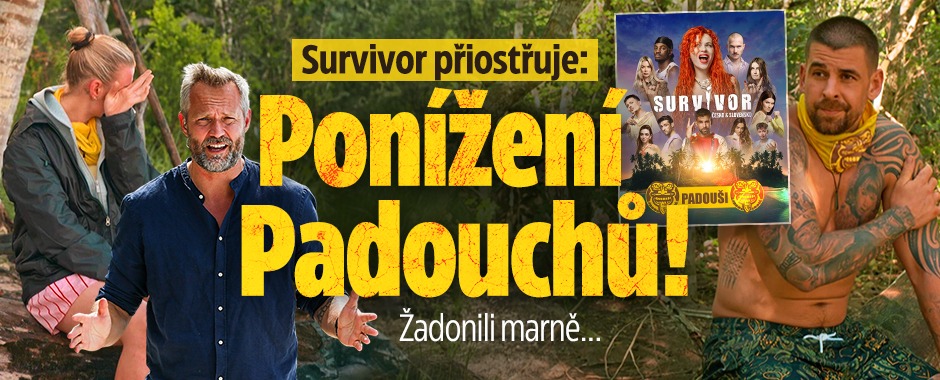 Banner ke žhavému tématu: Survivor přiostřuje: Ponížení Padouchů! ...