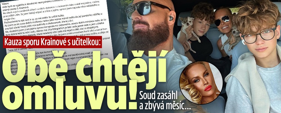 Banner ke žhavému tématu: Kauza sporu Krainové s učitelkou: Obě ...