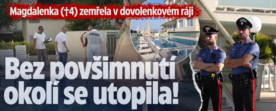 Banner ke žhavému tématu: Magda (†4) se utopila v dovolenkovém ...