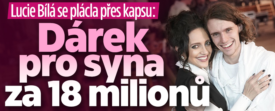 Banner ke žhavému tématu: Lucie Bílá se plácla přes kapsu: Dárek ...