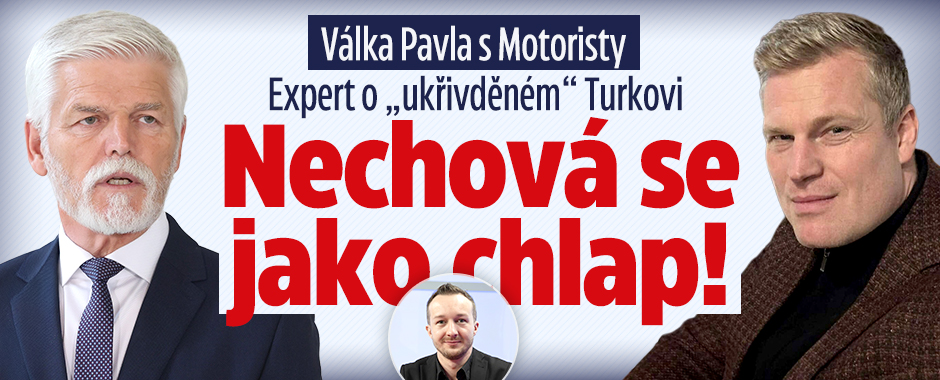 Banner ke žhavému tématu: Politolog o Turkovi ve válce s Pavlem: ...