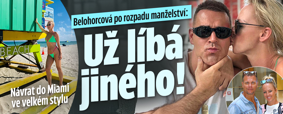 Banner ke žhavému tématu: Belohorcová po rozpadu manželství: Už ...