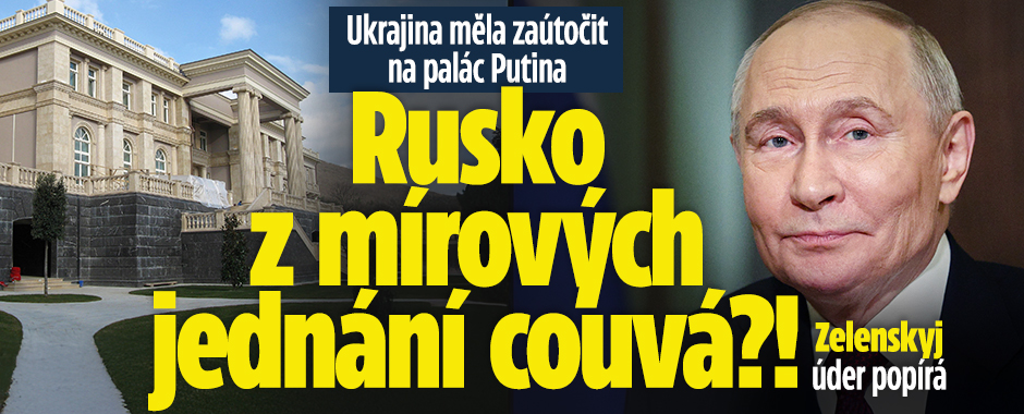 Banner ke žhavému tématu: Ukrajina udeřila na Putinovu ...