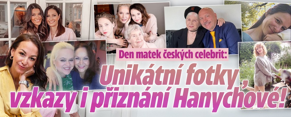 Banner ke žhavému tématu: Den matek slavných: Unikátní fotky, ...