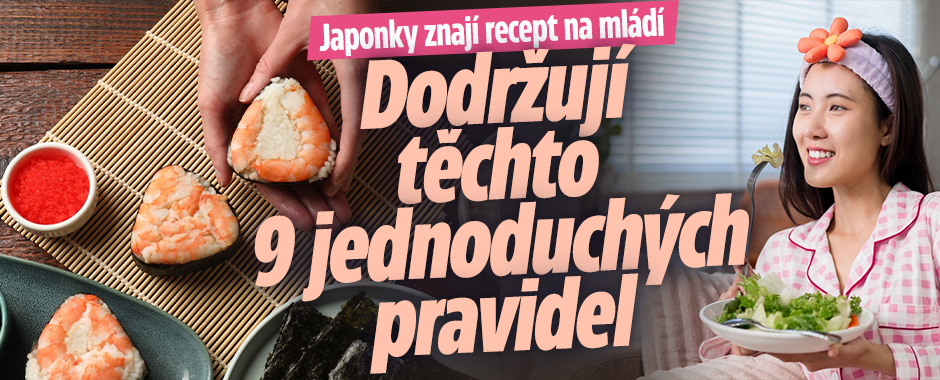Banner ke žhavému tématu: Japonky znají recept na mládí: Stačí 9 ...
