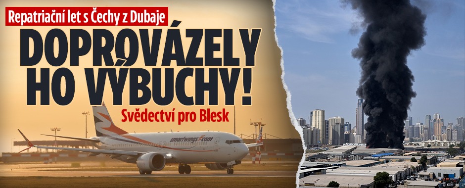 Banner ke žhavému tématu: V Praze přistál další repatriační let: ...