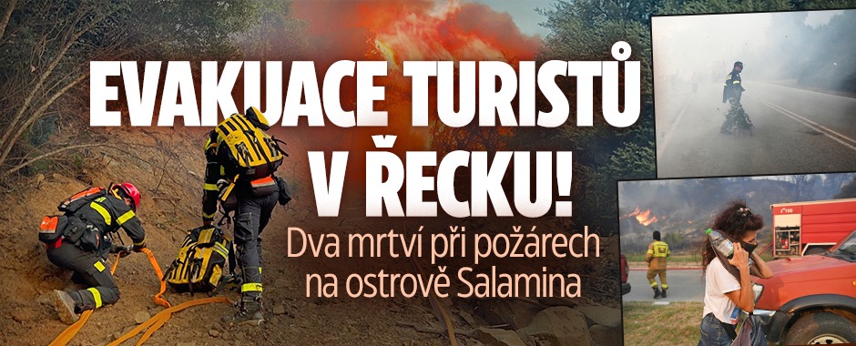 Banner ke žhavému tématu: Evakuace turistů v Řecku! Dva mrtví při ...