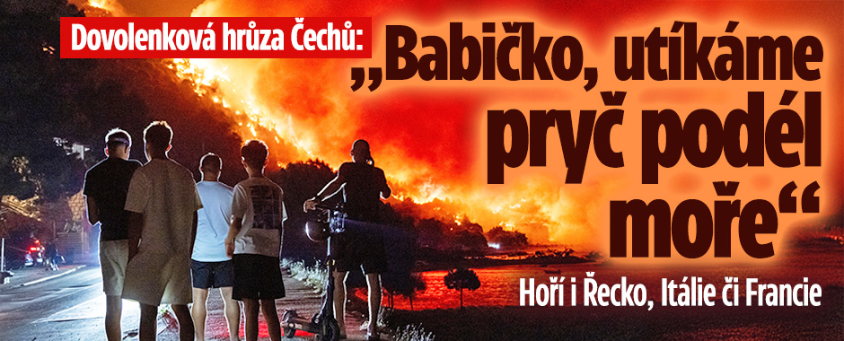 Banner ke žhavému tématu: Dovolenková hrůza Čechů: „Babičko, ...