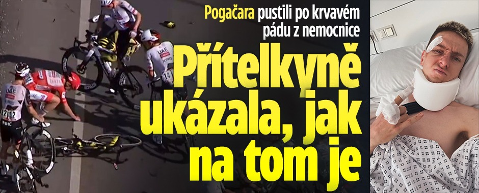 Banner ke žhavému tématu: Pogačara pustili z nemocnice: ...