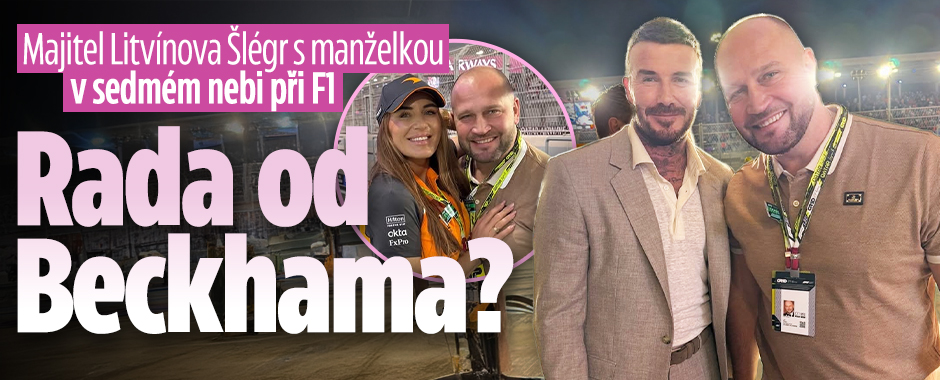 Banner ke žhavému tématu: Majitel Litvínova Šlégr s manželkou na ...