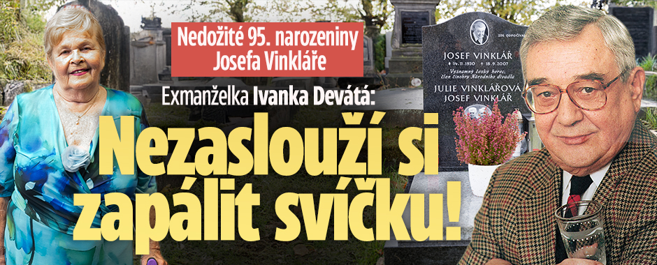 Banner ke žhavému tématu: Exmanželka Devátá o Vinklářovi: ...