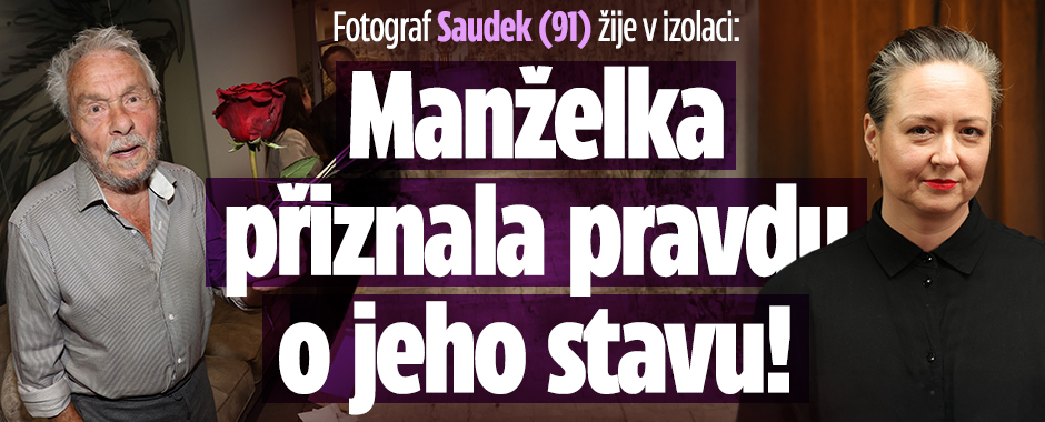 Banner ke žhavému tématu: Fotograf Saudek (91) žije v izolaci: ...