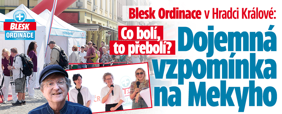 Banner ke žhavému tématu: Blesk Ordinace v Hradci Králové: ...