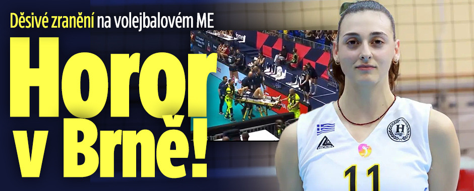 Banner ke žhavému tématu: Děsivé zranění na volejbalovém ME: ...