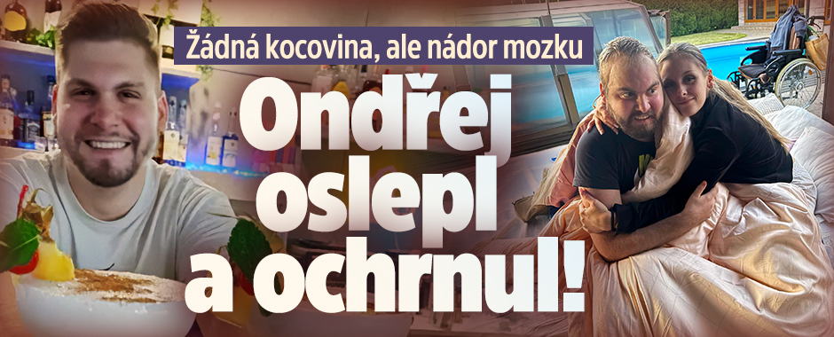  Ondřej po operaci oslepl a ochrnul: Sestra za něj bojuje