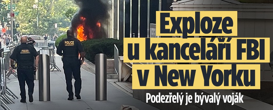 Banner ke žhavému tématu: Exploze u kanceláří FBI v New Yorku: ...