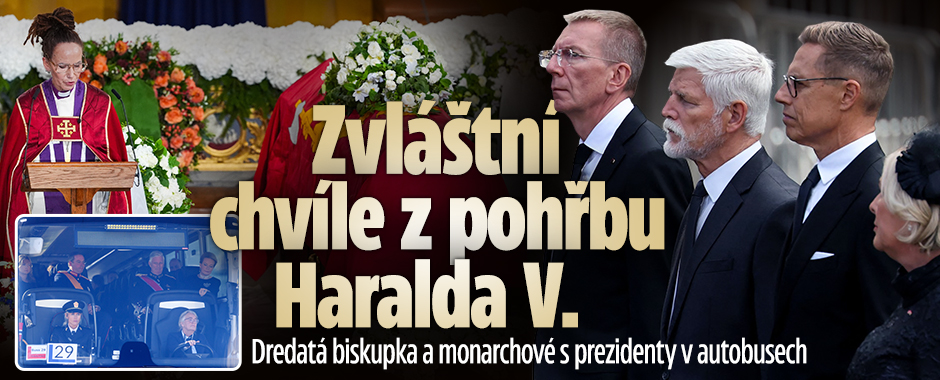 Banner ke žhavému tématu: Pohřeb krále Haralda: Dredatá biskupka ...