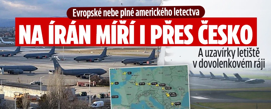 Banner ke žhavému tématu: Nebe plné amerického letectva: Na Írán ...