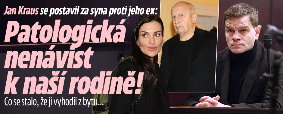 Banner ke žhavému tématu: Kraus se postavil za syna: Patologická ...