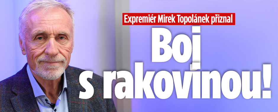 Banner ke žhavému tématu: Expremiér Mirek Topolánek přiznal: Boj ...