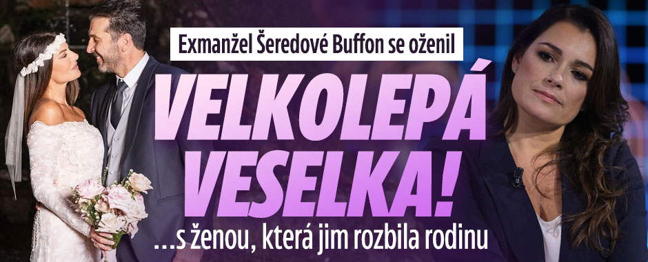 Exmanžel Šeredové Buffon se oženil: Velkolepá veselka