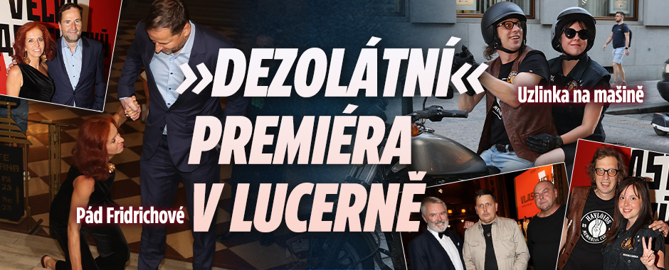 Banner ke žhavému tématu: »Dezolátní« premiéra v Lucerně! Uzlinka ...