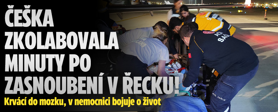 Češka zkolabovala po zasnoubení v Řecku! Bojuje o život
