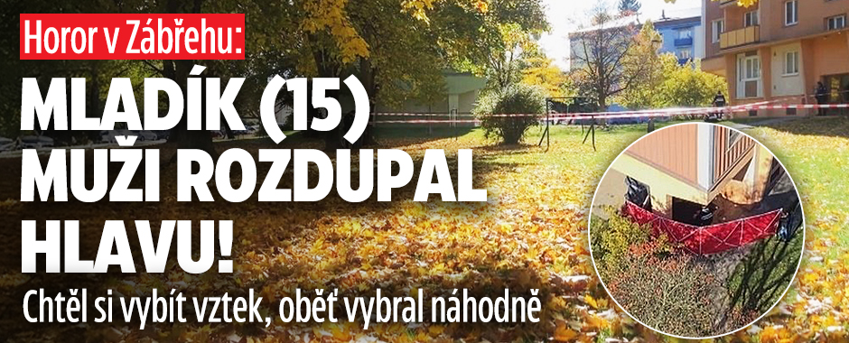 Banner ke žhavému tématu: V Zábřehu vraždil kluk (15)! Náhodné ...