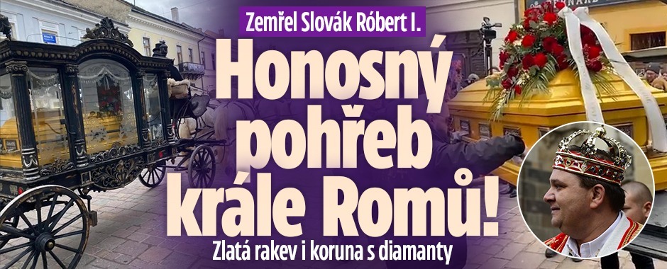 Banner ke žhavému tématu: Honosný pohřeb slovenského krále Romů! ...
