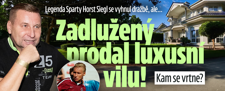 Banner ke žhavému tématu: Legenda Siegl se vyhnul dražbě, ale... ...