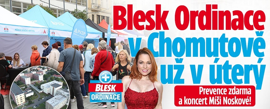 Banner ke žhavému tématu: Blesk Ordinace v Chomutově už v úterý: ...