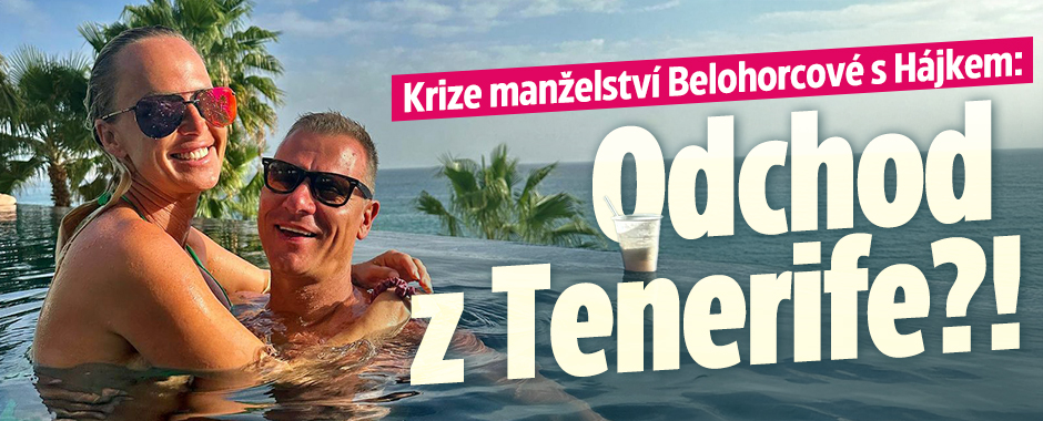 Banner ke žhavému tématu: Krize manželství Belohorcové s Hájkem: ...