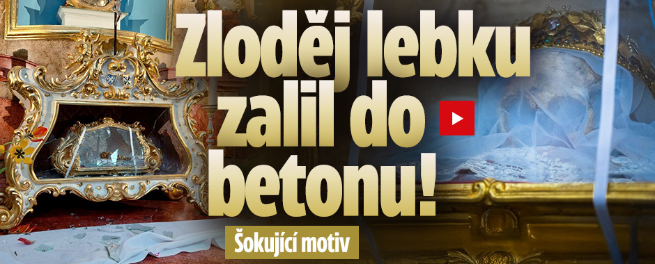 Banner ke žhavému tématu: Policie má ukradenou relikvii Zdislavy: ...