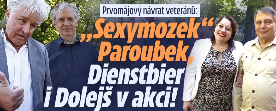 Banner ke žhavému tématu: „Sexymozek“ Paroubek, Dienstbier, ...