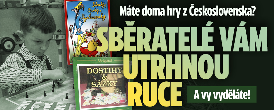 Banner ke žhavému tématu: Staré československé hry: Sběratelé vám ...