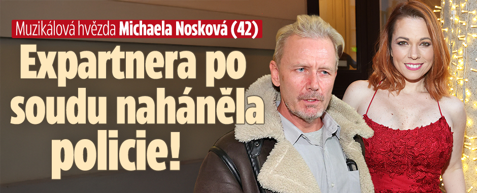 Banner ke žhavému tématu: Michaela Nosková: Expartnera po soudu ...